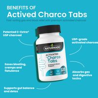 Naturmade Activated Charcoal Tabs 